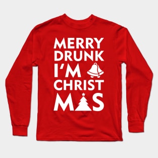 Christmas Merry Drunk im xmas shirt Long Sleeve T-Shirt